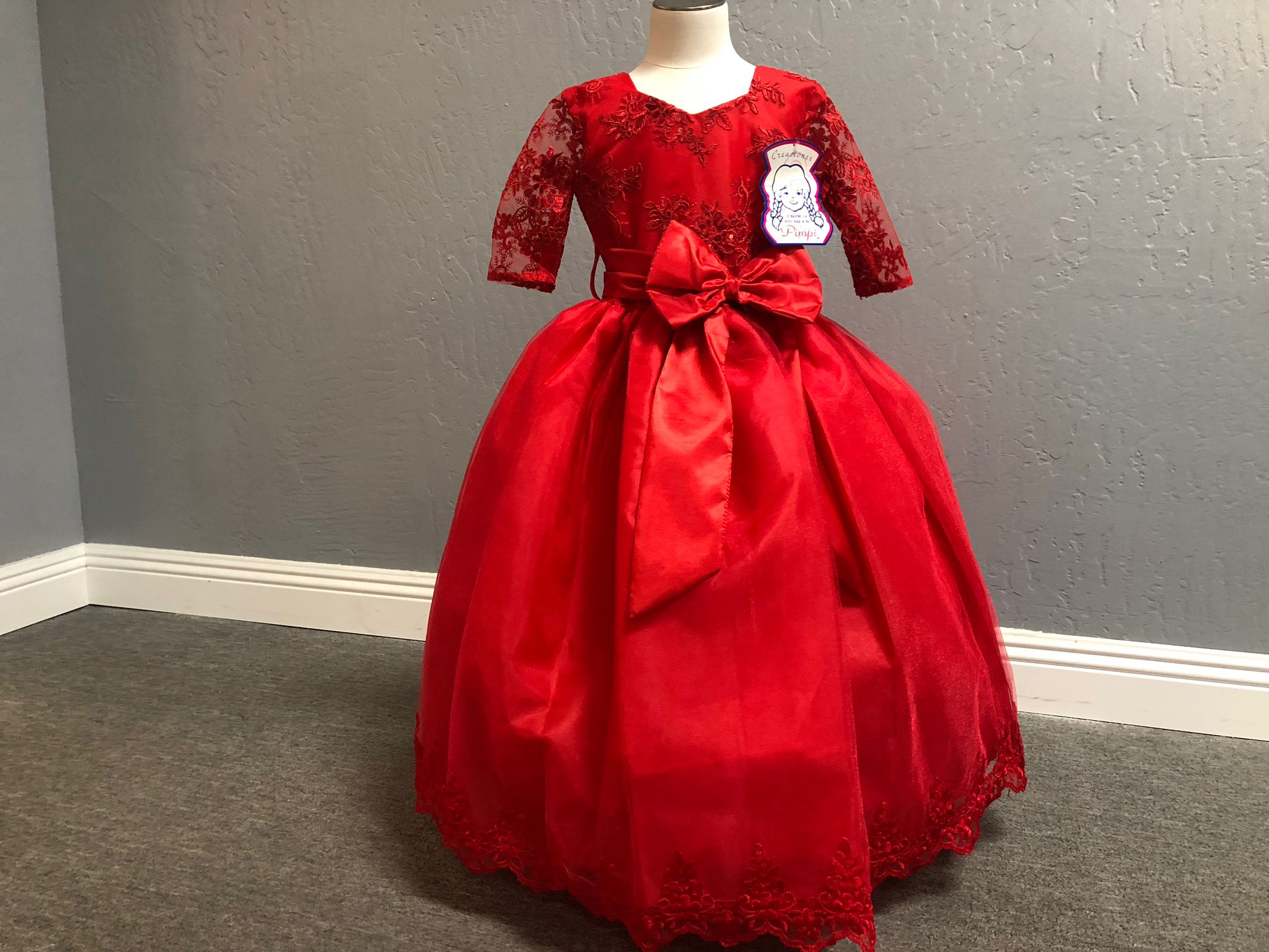Pimpi Red dress Size 6 for Girl – Vero ...